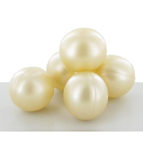 Perles de bain nacrée - parfum coco 